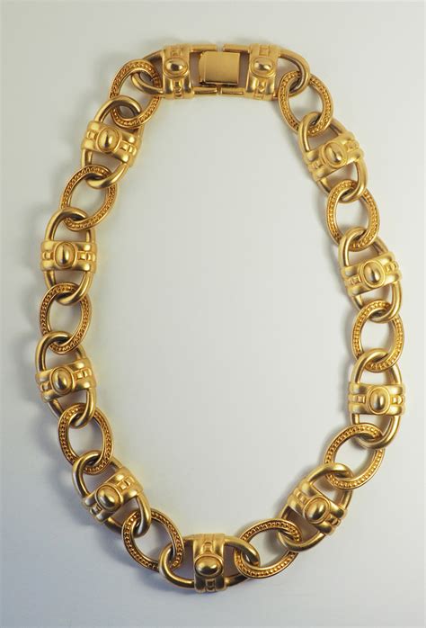 givenchy gold bracelets|Givenchy gold tone necklace.